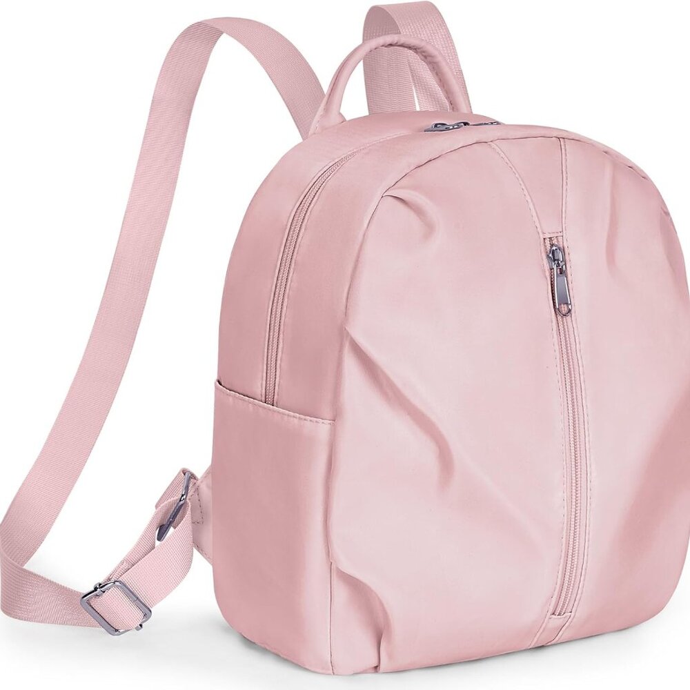 Adjustable Strap Pink Mini Backpack - Lightweight… - image 1